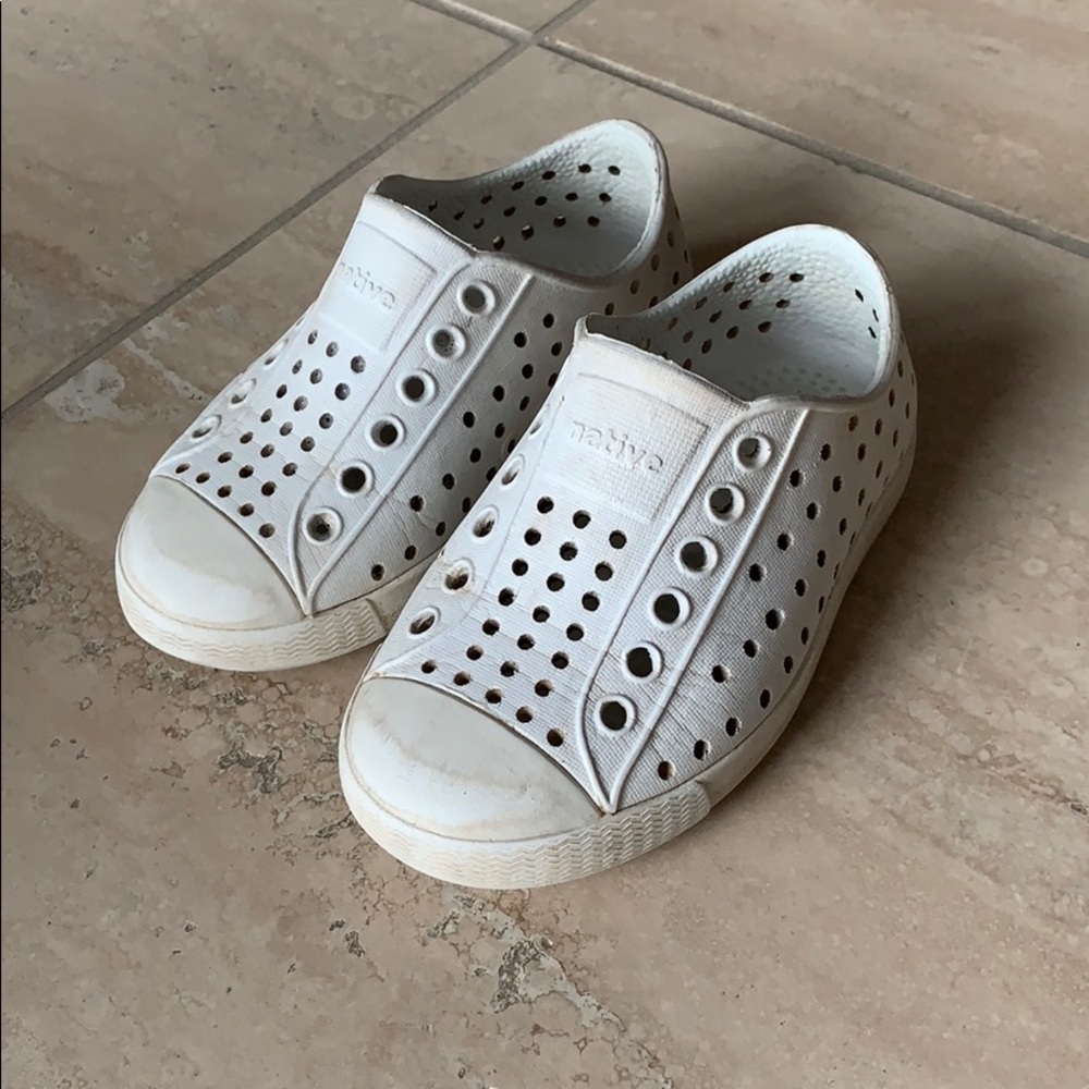 White Native Shoes